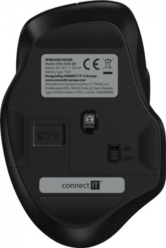 Bezdrôtová myš Connect It Dual SmartSwitch (CMO-3100-BK)