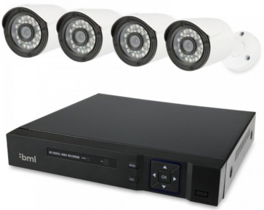 BML Safe CCTV 8CH - kamerový zabezpečovací domácí systém ROZBALEN