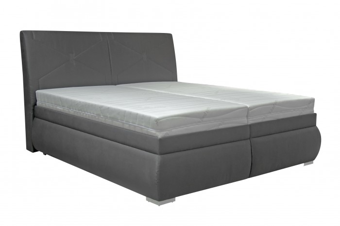 Čalúnená posteľ Arte 180x200, vrátane matracov,roštu - II. akosť