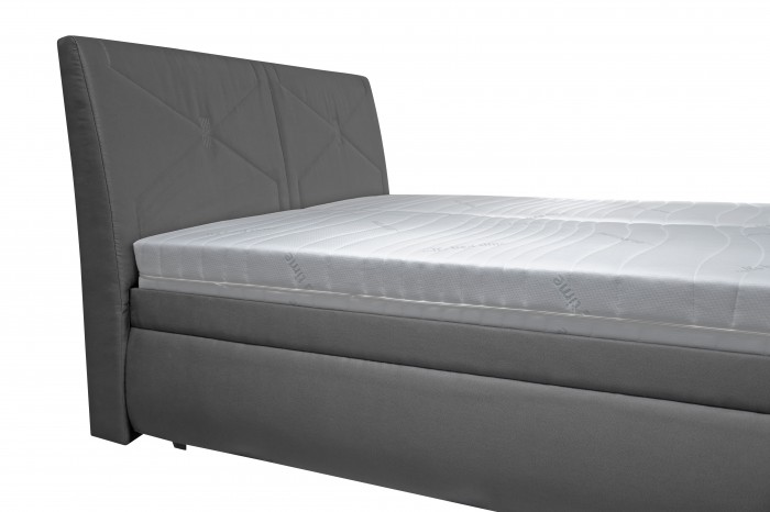 Čalúnená posteľ Arte 180x200, vrátane matracov,roštu - II. akosť