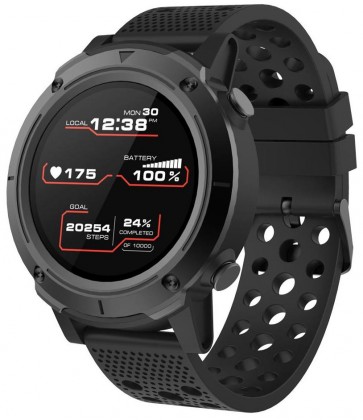Chytré hodinky Canyon Wasabi, sportovní, IP68, GPS, černá POUŽITÉ
