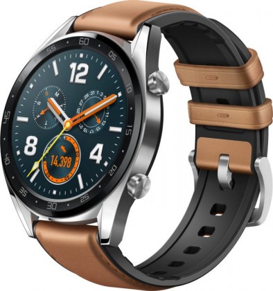 Chytré hodinky Huawei Watch GT CLASSIC, stříbrná
