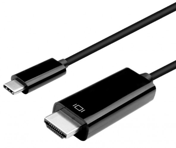 Dátový kábel Winner USB-C/HDMI, 3m, čierna ROZBALENÉ