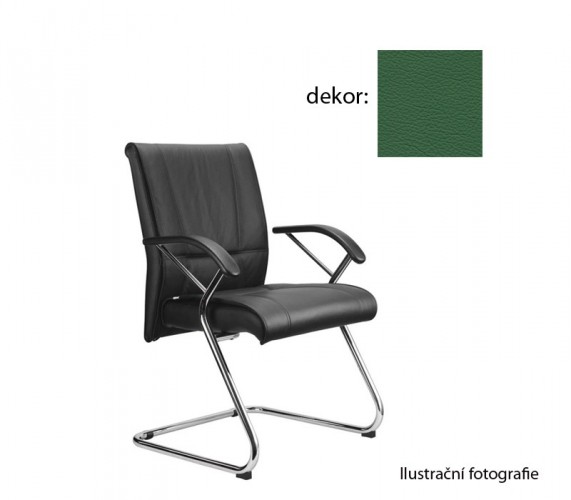 Demos Medios - Kancelářská židle s područkami (kůže 161)