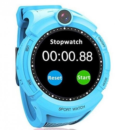 Detské smart hodinky GW600 s GPS, modrá
