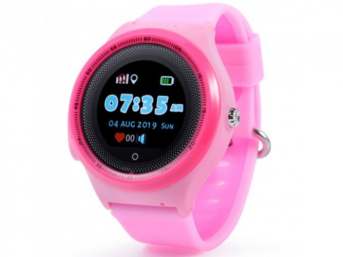 Detské smart hodinky Smartomat Kidwatch 3 Circle, ružová