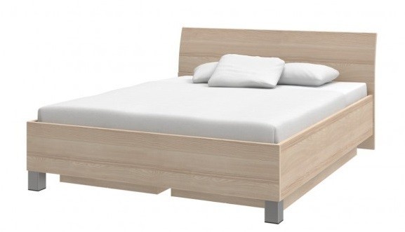 Dřevěná postel Uno 160x200 cm, s úložným prostorem