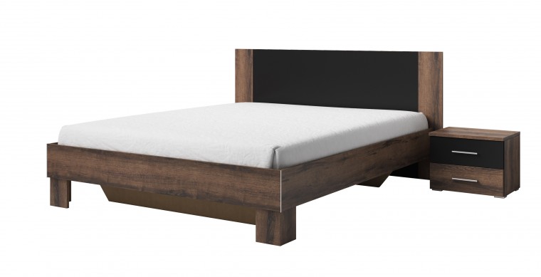 Dřevěná postel Vera 180x200 cm, dub