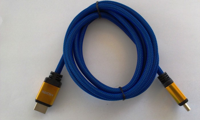 HDMI/HDMI TV kabel MK Floria s opletením 1,8m