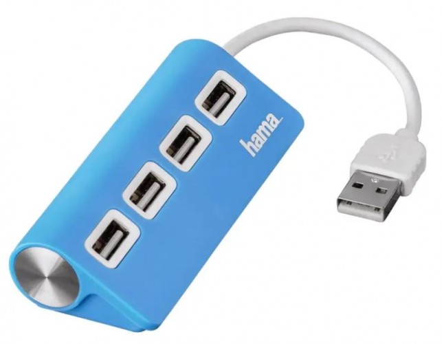 Hub Hama USB 2.0, 1:4, USB napájanie (12179)
