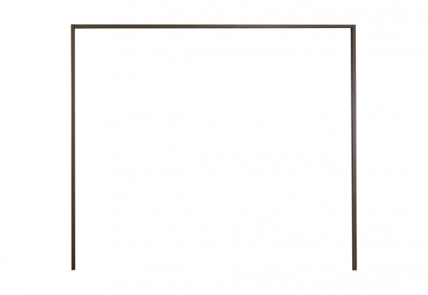 Imola - Paspartový rám pro skříň, š. 200cm (nocce, kouřové sklo)