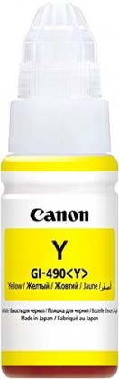 Inkoust Canon GI-490 Y, žlutá