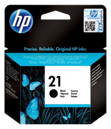 Inkoustová kazeta Hewlett-Packard HP21 černá