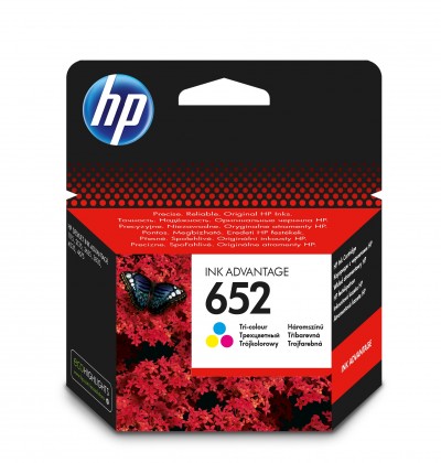 Inkoustová kazeta HP F6V24AE č. 652 Tri-color