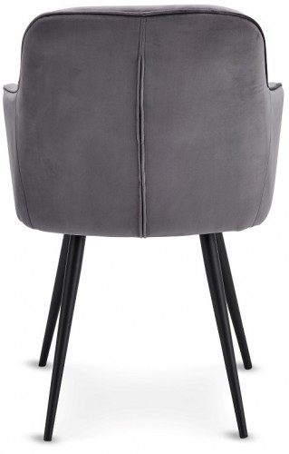 Jedálenská stolička Fergo sivá, čierna