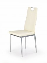K202 - Jídelní židle (cappuccino, stříbrná)