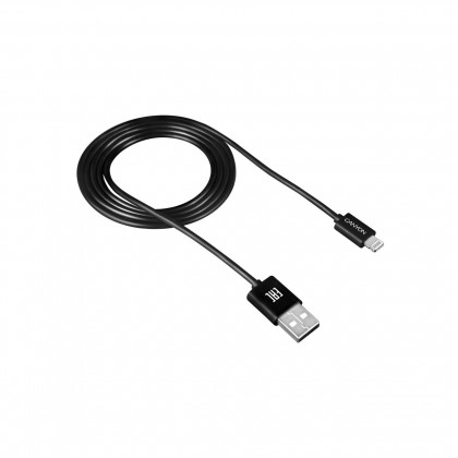 Kabel Canyon Lightning na USB, 1m, černá