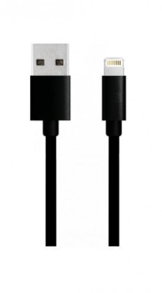 Kabel WG Lightning s MFI na USB, 2m, černá