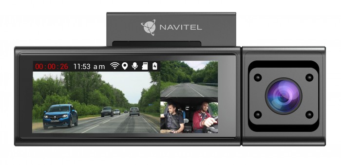 Kamera do auta Navitel RC3 Pro FullHD, 3 kamery GPS, WiFi