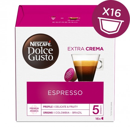 Kapsle Nescafé Dolce Gusto Espresso, 16ks