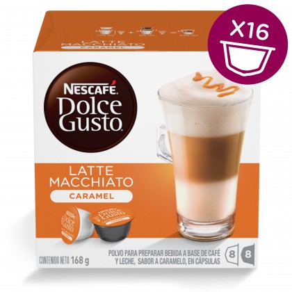 Kapsle Nescafé Dolce Gusto Latte Macchiato Caramel 16ks