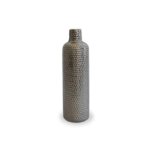 Keramická váza VK56 stříbrná (30 cm)
