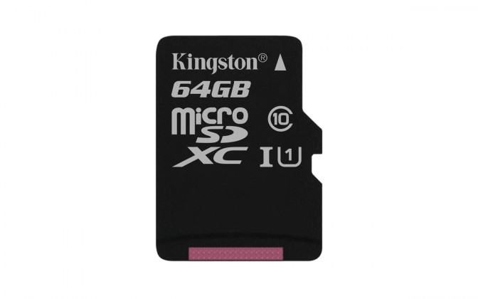 Kingston Micro SDXC Canvas Select 64GB 80MB/s UHS-I SDCS/64GBSP