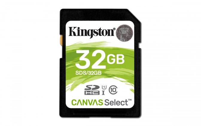 Kingston SDHC Canvas Select 32GB 80MB/s UHS-I SDS/32GB