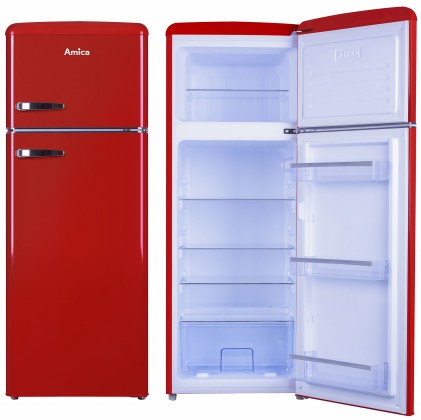 Kombinovaná lednice s mrazákem nahoře Amica VD 1442 AR