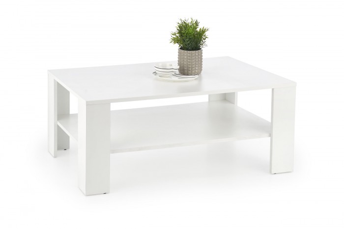 Konferenční stolek Kwadro (bílá) - PŘEBALENO
