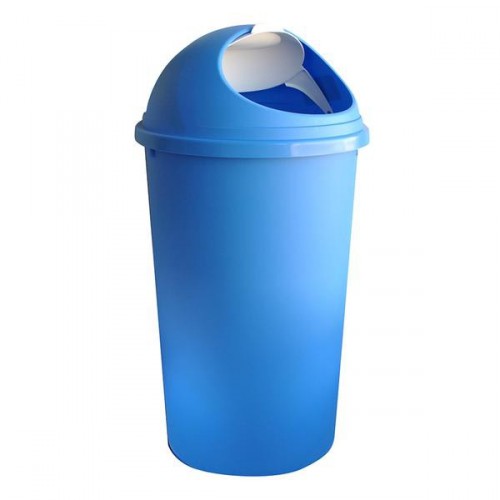 Koš na odpadky Hoop, 25l (modrá, bílá)