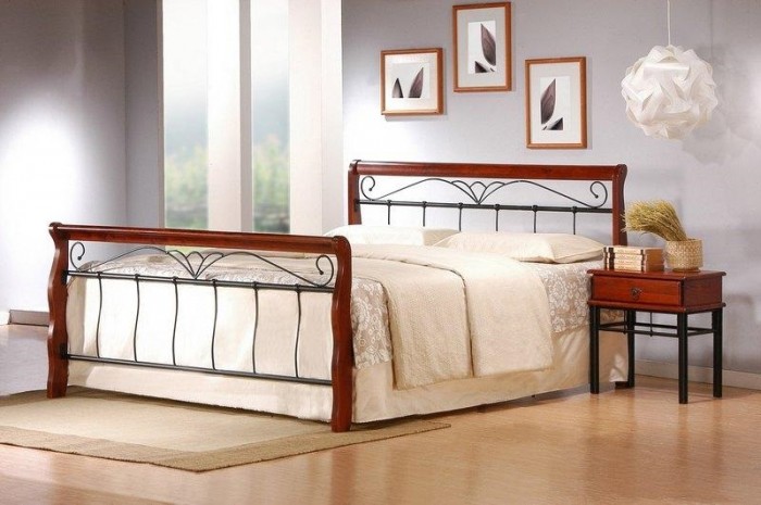 Kovová postel Verona 160x200, vč.roštu,bez matrace - II. jakost