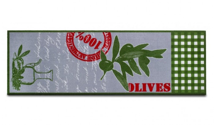 Kuchyňská předložka Olives (šedá)