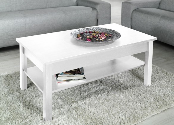 Lawa - Konferenční stolek (bílá)
