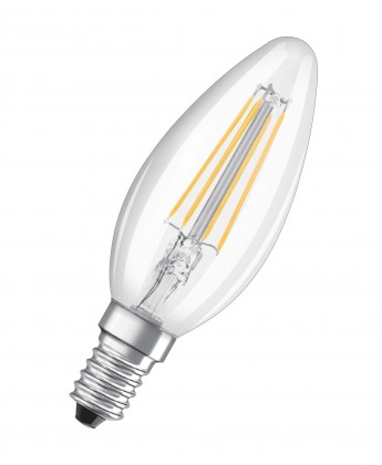 LED žárovka CL B FIL 40 non-dim 4W/827 E14 3ks