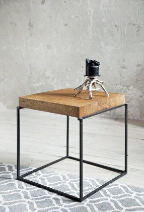 Loft - Konfereční stolek čtverec nízký, 40x40x40 cm