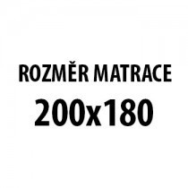 Lorika 24 - Matrace (200x180x24, potah lurex)