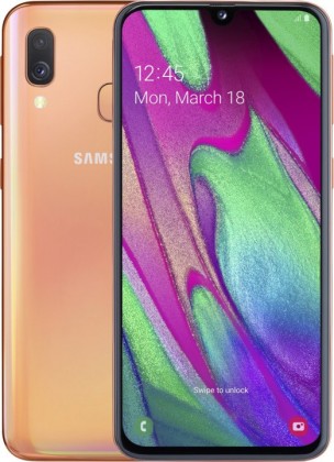 Mobilní telefon Samsung Galaxy A40 4GB/64GB, oranžová