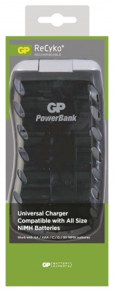 Nabíječka baterií GP B0019 4x AA/AAA/C/D/9V