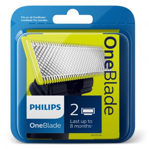 Náhradné britvy Philips OneBlade QP220/50, 2ks POŠKODENÝ OBAL