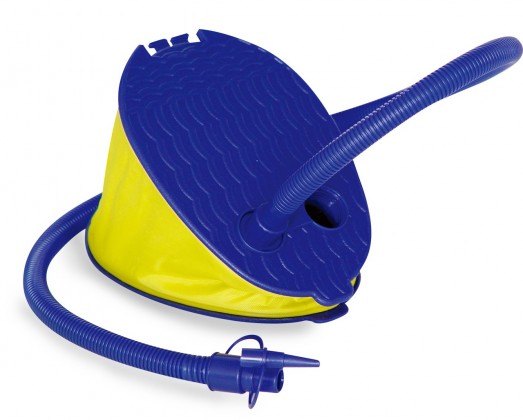 Nožní pumpa (modrá,žlutá)