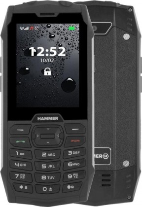 Odolný telefon myPhone Hammer 4, stříbrná