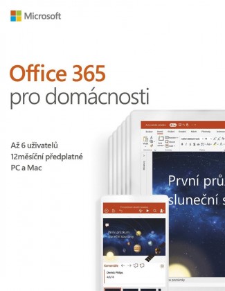 Office 365 Home 32-bit/x64 CZ pronájem P4