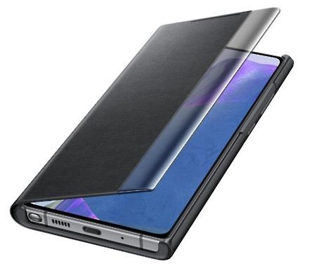 Puzdro pre Samsung Galaxy Note 20, clear view flip, čierna