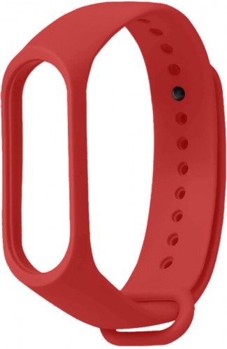 Remienok pre Xiaomi Mi Band 3/4, silikón, červená