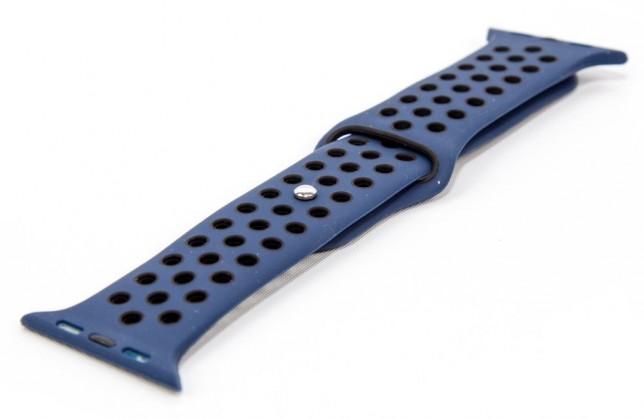 Řemínek pro hodinky, modrá/černá, vhodné pro Apple Watch