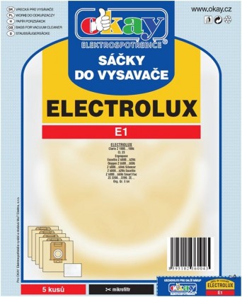 Sáčky do vysavače Elektrolux E1 10ks