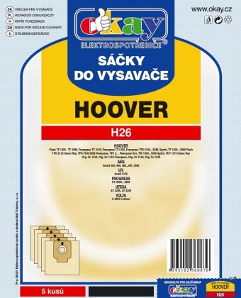 Sáčky do vysavače Hoover H26 10ks