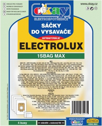 Sáčky do vysavačů Electrolux S-bag MAX antibakteriální 8ks