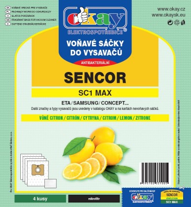 Sáčky MAXSC1 - vůně citron
